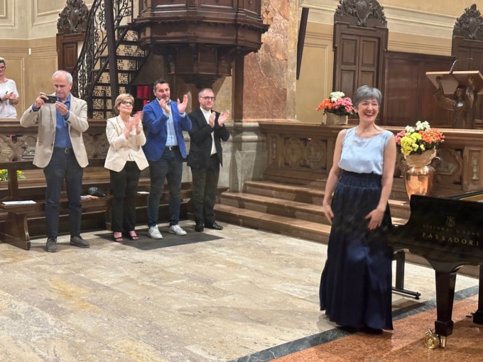 Concerto regalato dalla pianista Fiammetta Corvi per la raccolta fondi pro oratorio