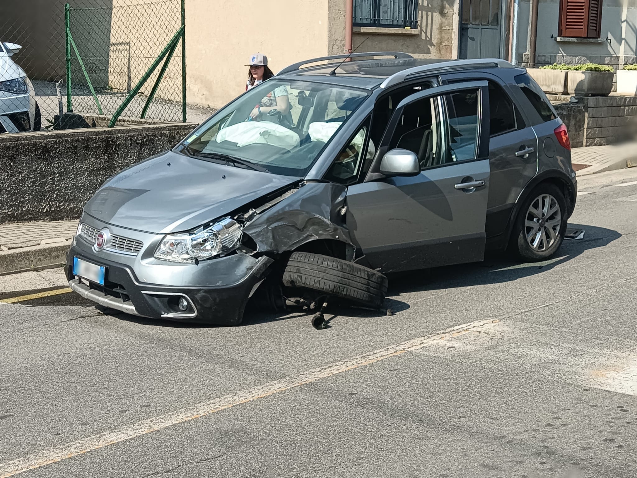 Rocambolesco incidente a Brenna