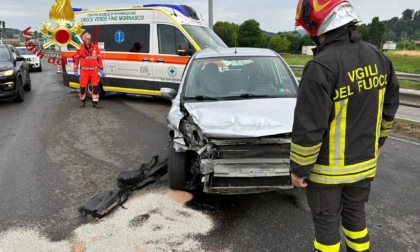 Incidente all'uscita dell'autostrada: ferito un ragazzo di 23 anni