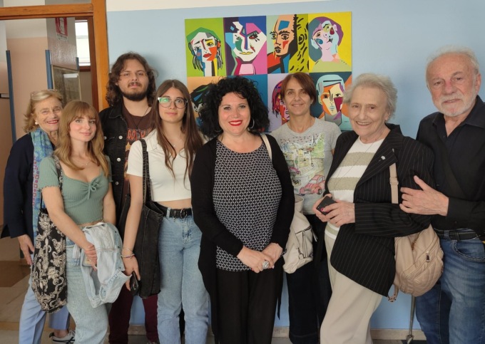 I quadri del Melotti decorano il reparto di Neuropsichiatria Infantile di Lomazzo