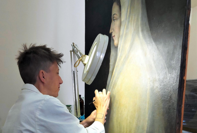 Restaurato il ritratto gioviano di Fausta Mancini: ora è alla Pinacoteca
