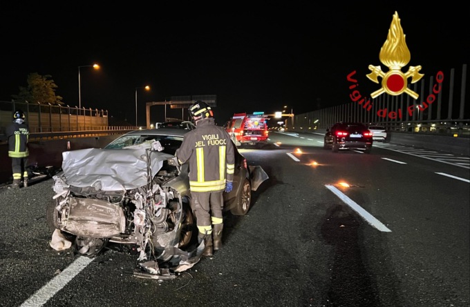 Incidente in autostrada vicino a Grandate: due feriti