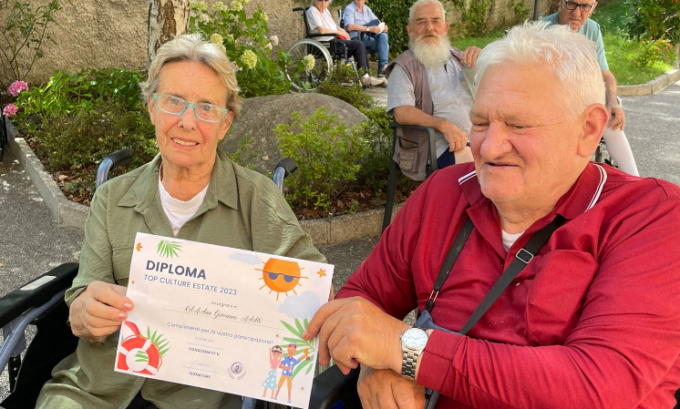 I nonni della rsa San Giovanni di Asso sbancano al concorso europeo e arrivano secondi in Italia