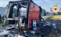 Food truck prende fuoco a Cirimido: intervengono i Vigili del fuoco