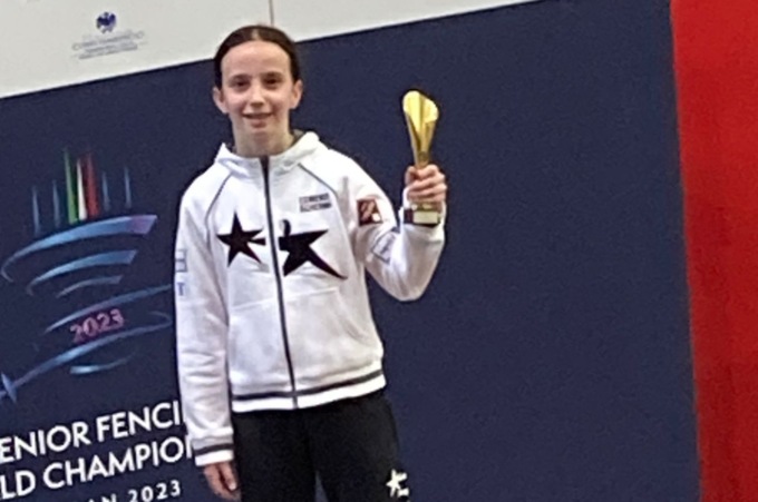 Martina è campionessa regionale di fioretto