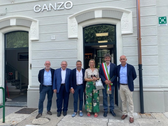 Canzo, la visita degli assessori regionali alla stazione