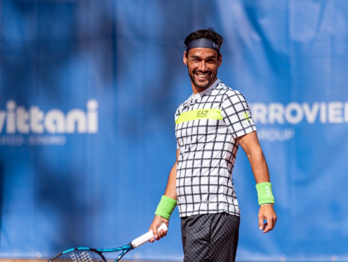 Tennis Como: ieri spalti sold out per l’esordio di Fognini e vince 3-6, 6-4, 6-0