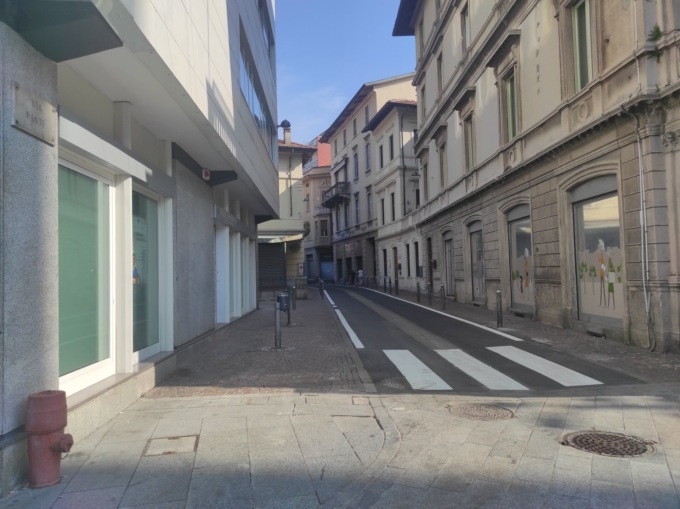 Dopo un mese riaperta al traffico veicolare la via Dante