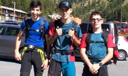 Tre 17enne erbesi raggiungono il rifugio più alto d'Europa a 4.500 metri
