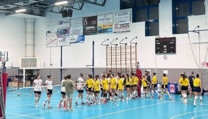 Albese Volley prima amichevole con Piacenza