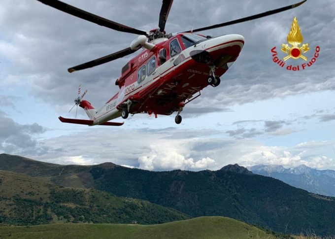 Bloccati a 1800 di quota sul “Dermone”: escursionisti salvati dai Vigili del fuoco