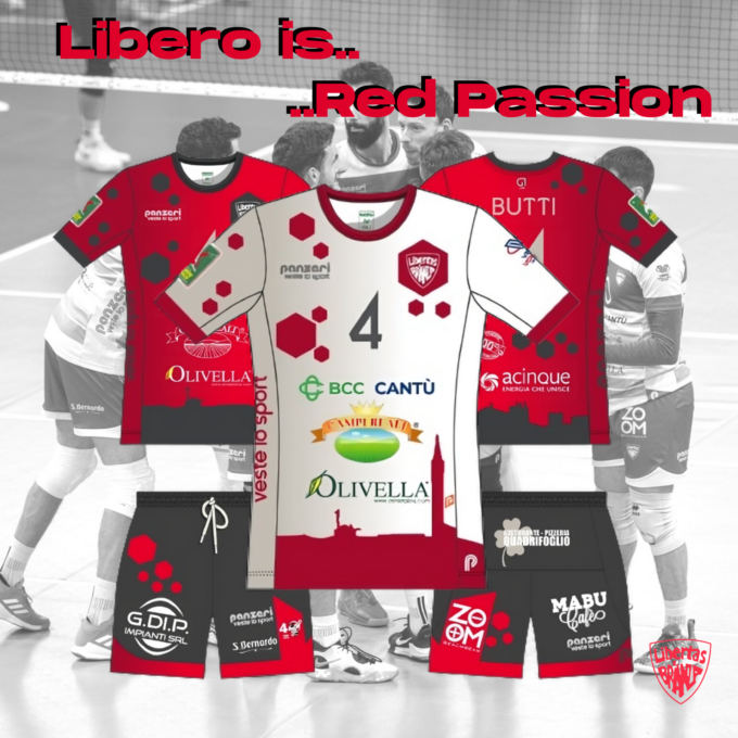 Pool Libertas Cantù: i liberi tornano a vestire rosso, presentata la nuova divisa