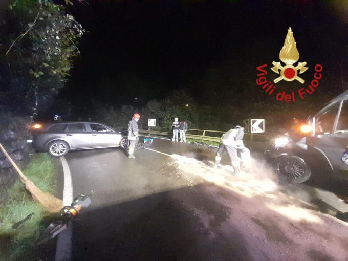 Incidente a Lasnigo: quattro feriti