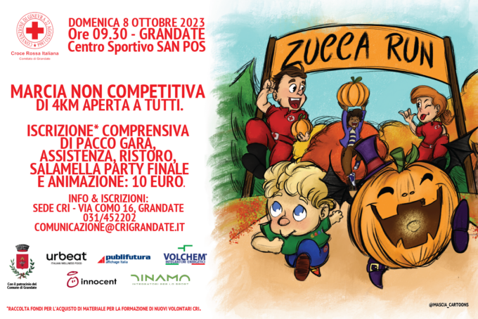 Arriva la “Zucca Run” della Croce Rossa di Grandate