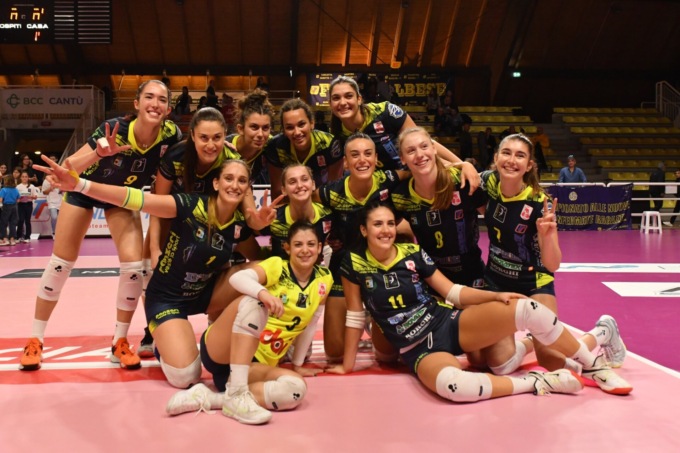Albese Volley: festa per la Tecnoteam che schianta Soverato e centra la prima vittoria