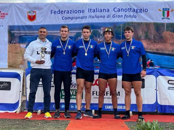 La Canottieri Lario trionfa a Pisa: due titoli italiani e cinque medaglie alla Gran Fondo