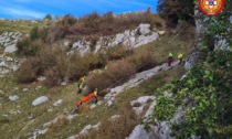 Salvato un ferito ai Corni di Canzo: proseguono le esercitazioni dei tecnici del Corpo Nazionale Soccorso Alpino