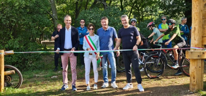 Taglio del nastro per il nuovo bike park all’Alpe del Vicerè