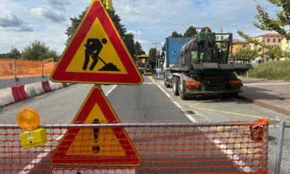 Statale chiusa: lavori in corso per realizzare la nuova rotatoria