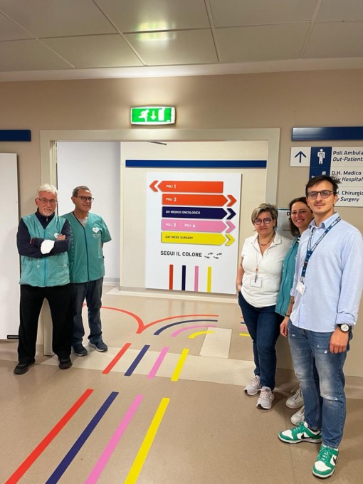 Nuova segnaletica donata all’ospedale Sant’Anna