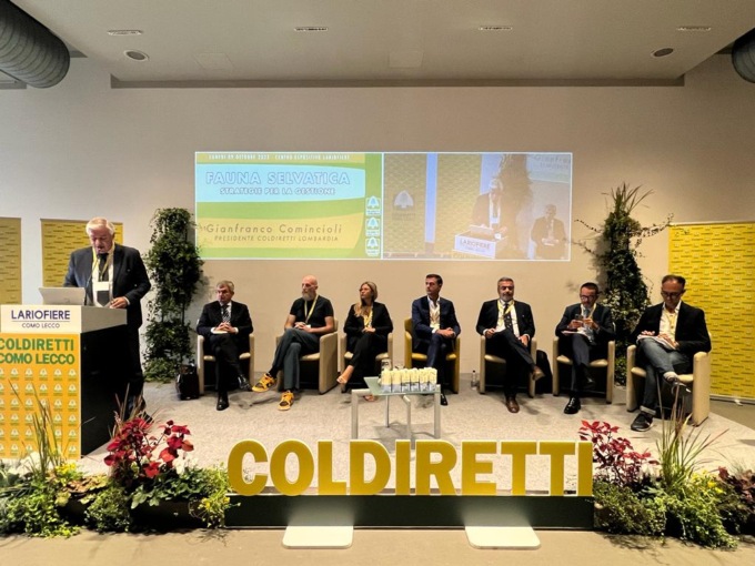 Coldiretti e il convegno sulla gestione della fauna selvatica. Prandini: “Servono risposte immediate per salvare i territori”