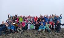 Gli Amici della Montagna di Novedrate in vetta sui crateri dell'Etna