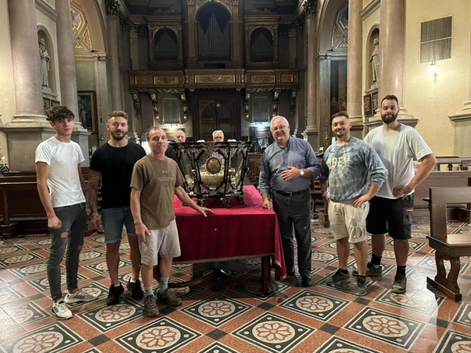 Accoglienza dell’urna con le spoglie di San Gerardo