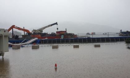 Esondazione: il lago di Como si alza ancora, scavalcate le barriere mobili