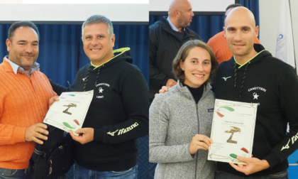 Luoni, Marinoni e Roceck della Canottieri Lario insigniti dall’Anac del Trofeo dei Campioni 2023