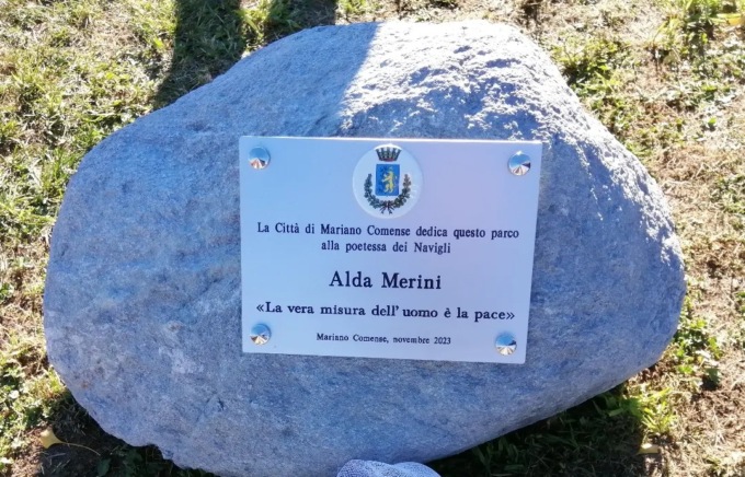 Inaugurato il parco dedicato ad Alda Merini