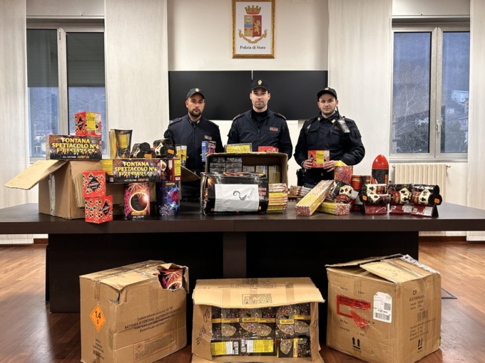 Contro i “botti” proseguono i controlli della Polizia di Stato: due denunciati