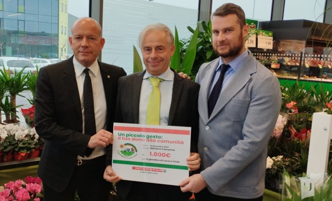 Despar: raccolti mille euro per sostenere l’associazione “Il guardino di Luca e Viola”