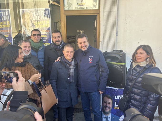 Il tour comasco di Salvini è proseguito a Mariano