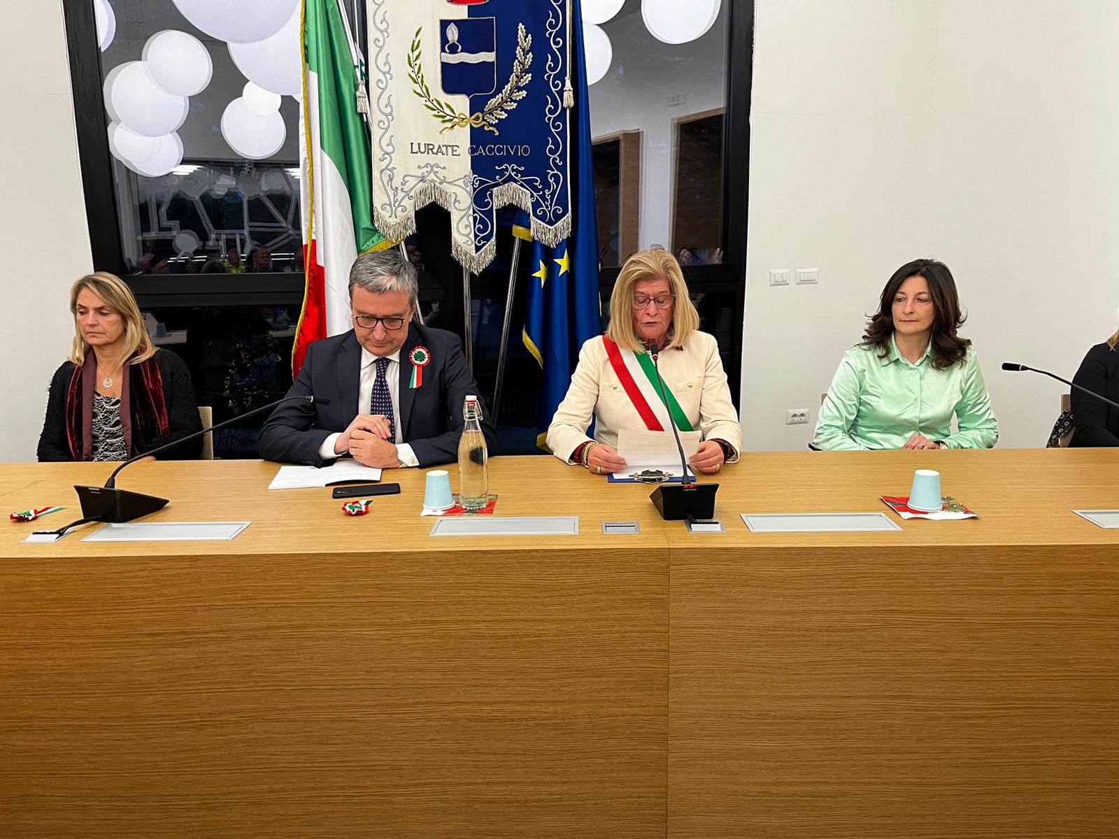 Inaugurata la nuova sala consiliare di Lurate Caccivio