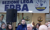 Salvini ad Erba per la nuova sede della Lega
