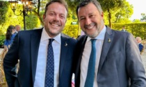 Matteo Salvini inaugura la sede della Lega