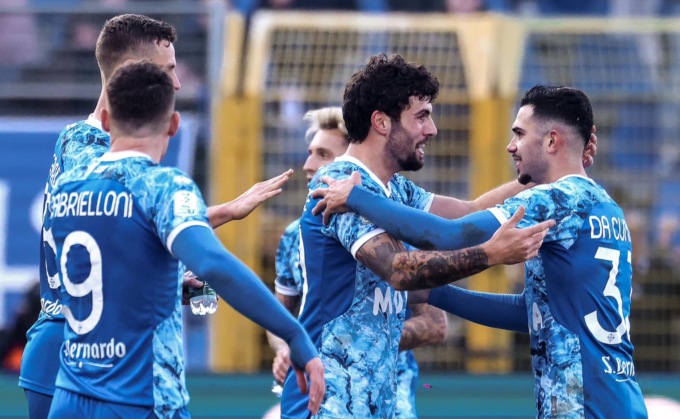 Il Como 1907 travolge lo Spezia nella prima del girone di ritorno