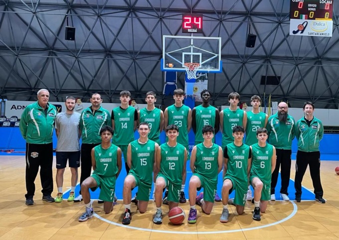 Pallacanestro giovanile: la Lombardia U15 con il poker brianzolo sale sul secondo gradino del 12° Memorial Fabbri