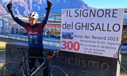 Il ciclista dei record: 300 volte sul Ghisallo