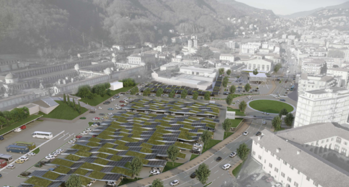 Presentato il progetto per la riqualificazione dell’ex Ticosa: un parcheggio green e non solo