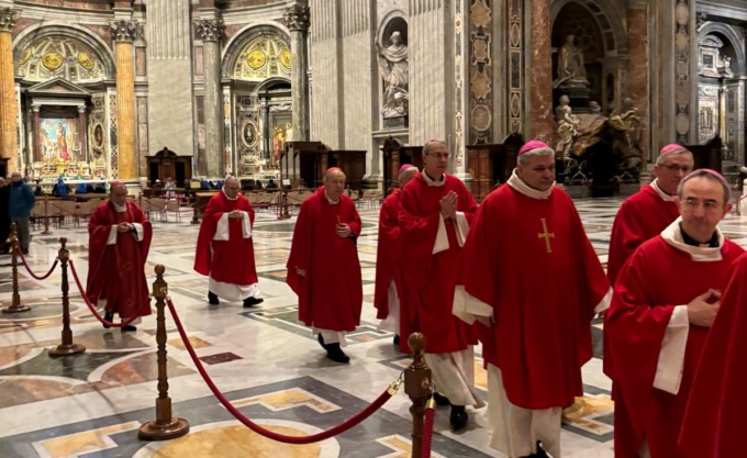 I Vescovi lombardi in visita da papa Francesco: c’è anche il cardinale Cantoni
