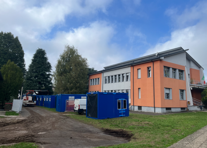 Iniziata la demolizione  della scuola media