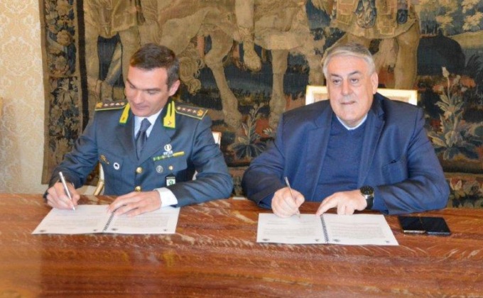 Ancora più attenzione ai finanziamenti Pnrr: siglato un protocollo tra Provincia e Fiamme Gialle