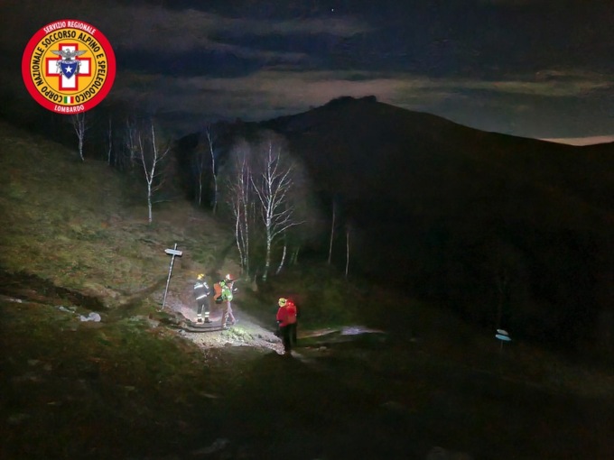 Soccorso alpino al Bolettone per soccorrere una persona, ma non c’è nessuno