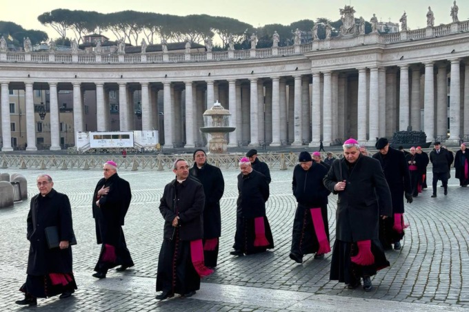cardinale Cantoni da papa Francesco