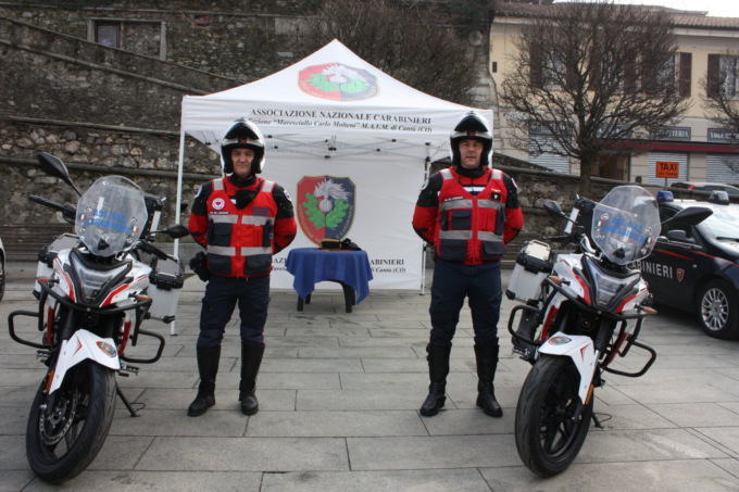 L’Associazione Nazionale Carabinieri presenta il suo nucleo motociclisti