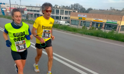 Fausto Clerici, maratoneta cieco, corre per i bimbi malati