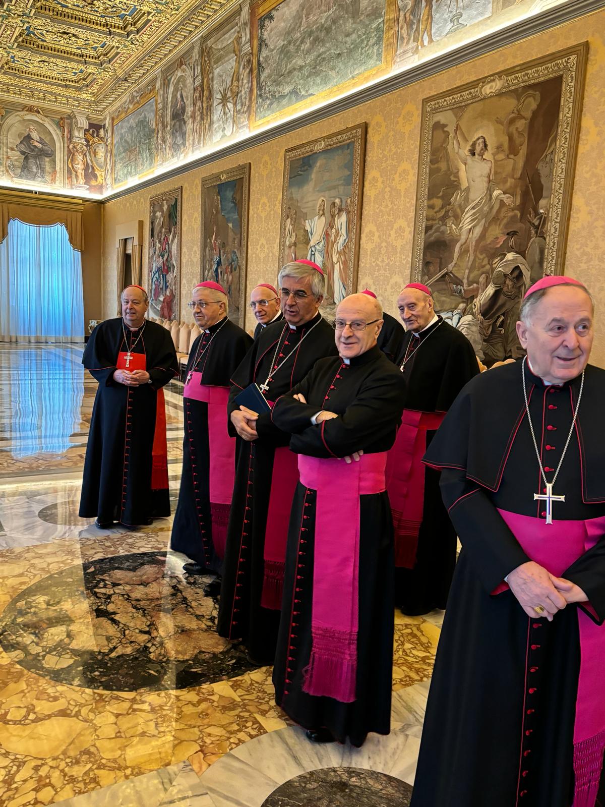 cardinale Cantoni da papa Francesco