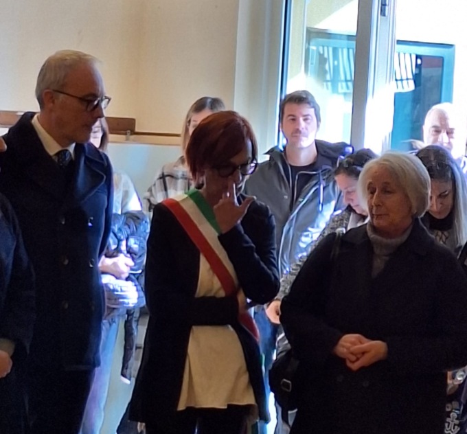 Taglio del nastro alla nuova mensa scolastica e all’aula didattica