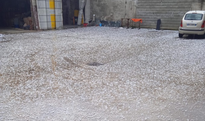 Maltempo sul Comasco, grandinata a febbraio sul Canturino. L’allerta meteo